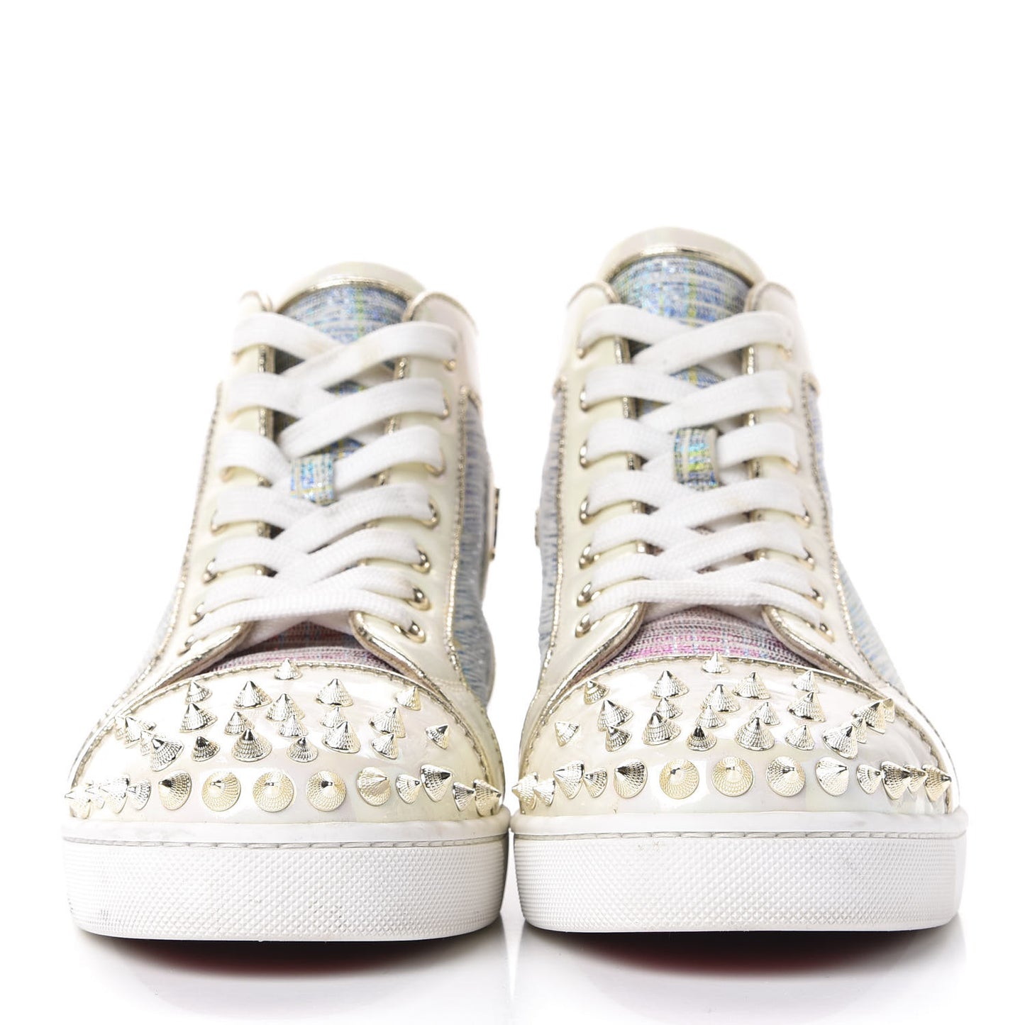 Suede Unicorn Womens Louis Spikes Flat Sneakers 39 Multi