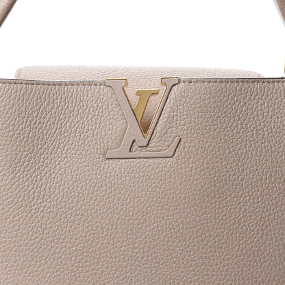 Louis Vuitton Taurillon Capucines MM Galet 9 of 9