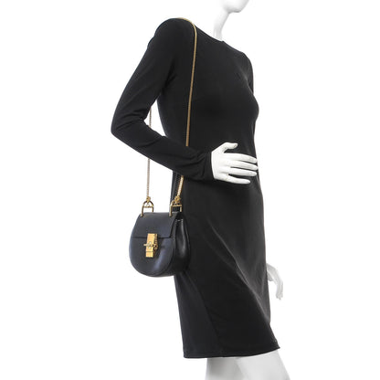Chloe Grained Lambskin Mini Drew Shoulder Bag Black 2 of 7