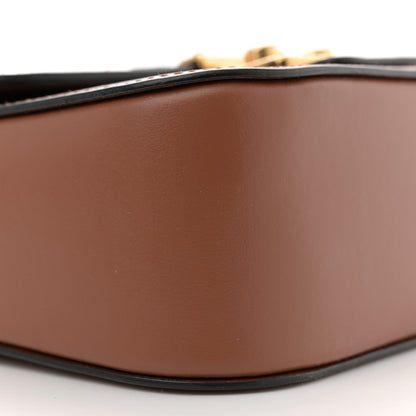 Miu Miu City Calf Lock Shoulder Bag Cognac 8 of 10