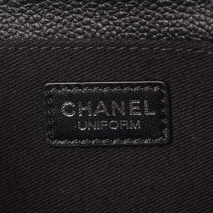 Chanel Grained Calfskin Quilted 2.55 Reissue Flap Belt Bag Clutch Black 6 of 7