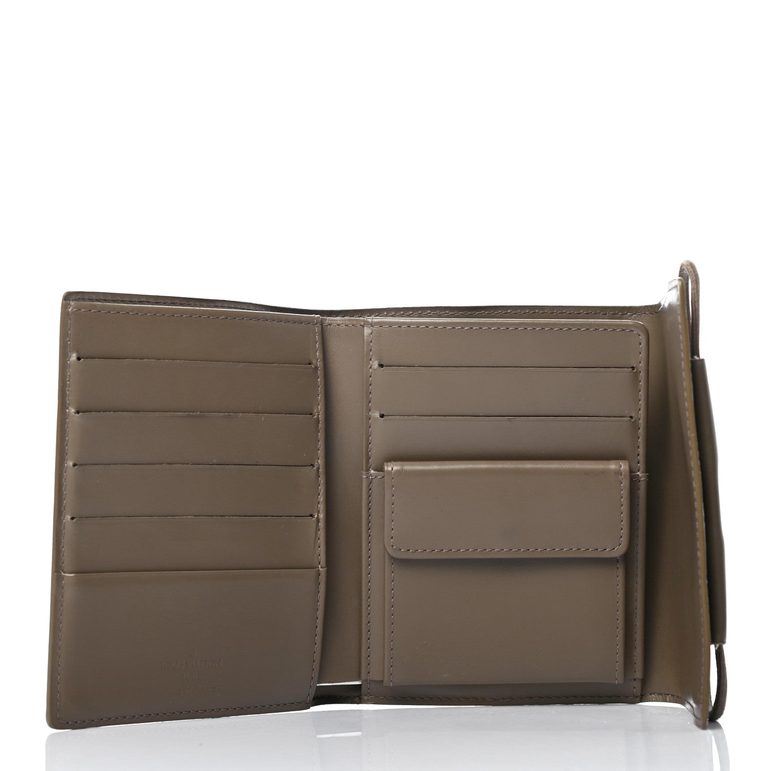 Louis Vuitton Epi Porte-Monnaie Elastique Wallet Pepper 4 of 9