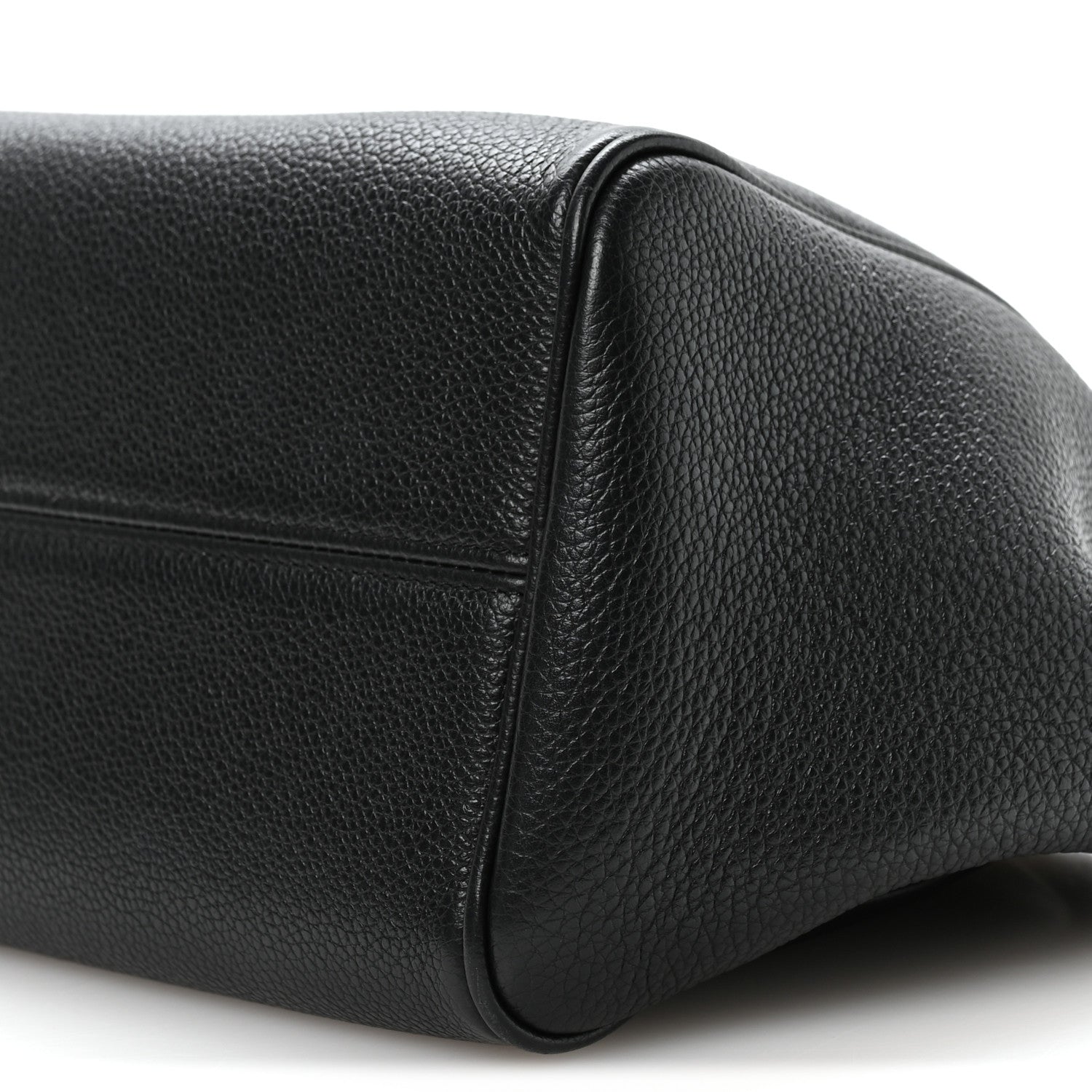Celine Calfskin Cuir Small Triomphe Cabas Drawstring Black 10 of 10