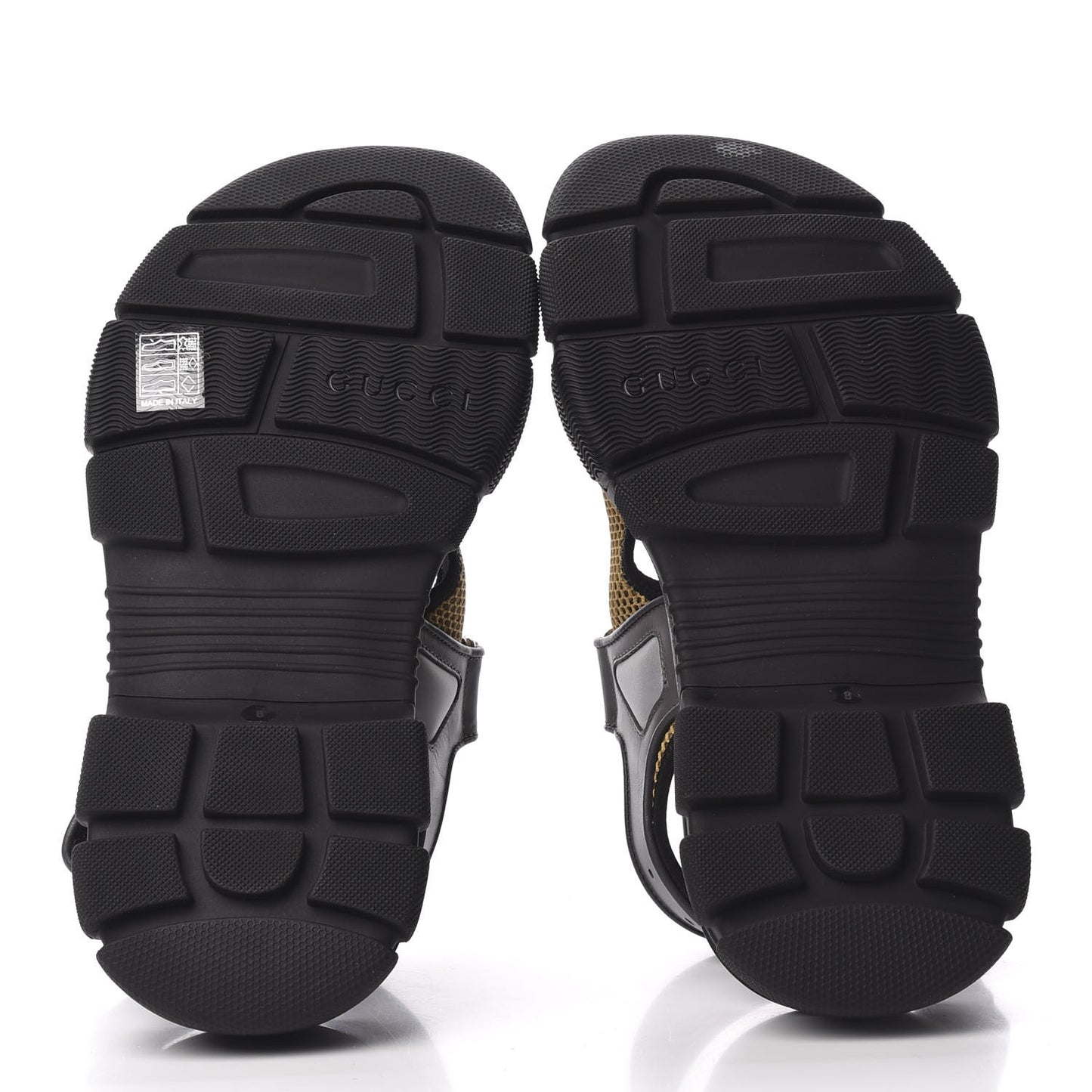 X SEGA Nappa Mesh Mens Aguru Sandals 8 Loess Black