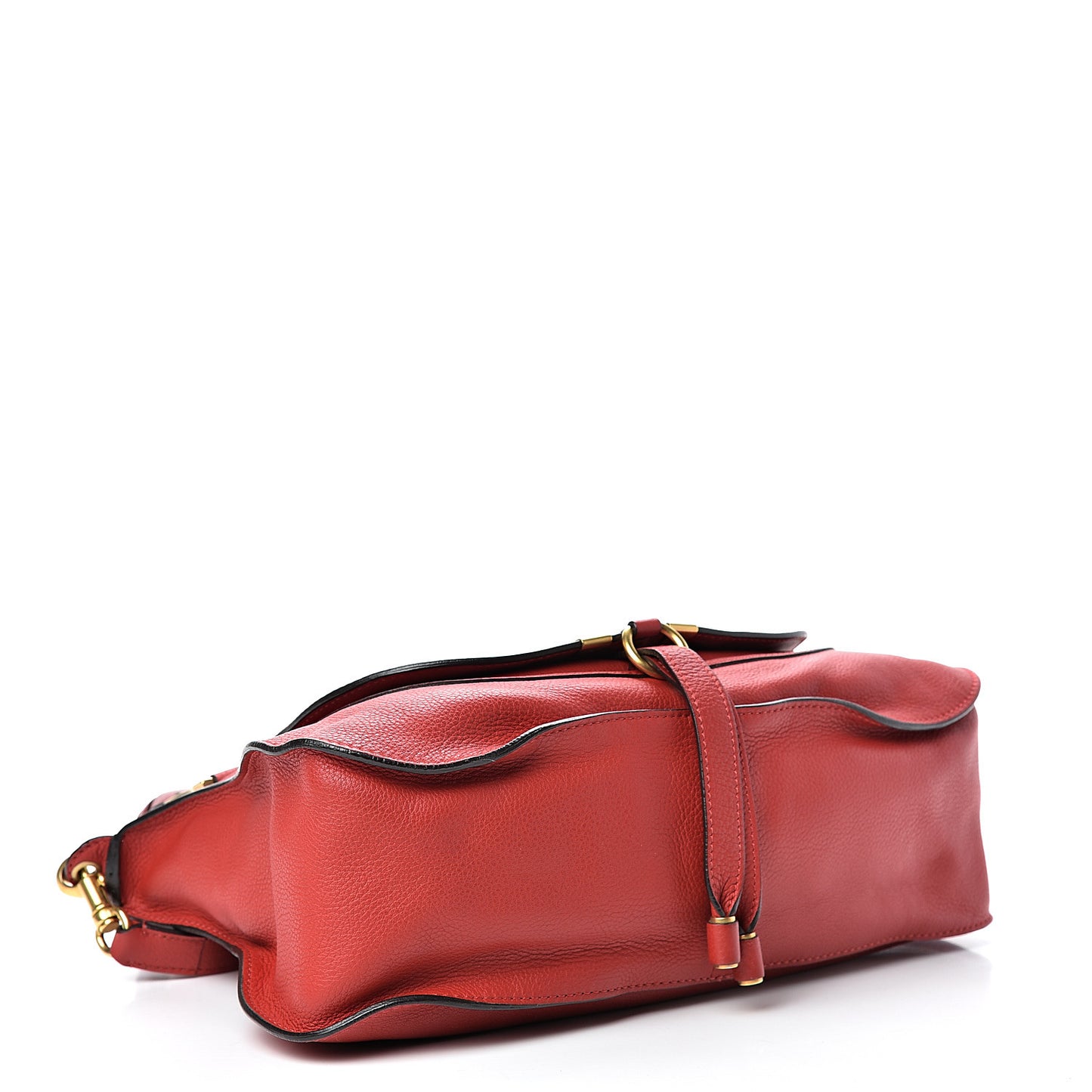 Calfskin Medium Marcie Satchel Acerola