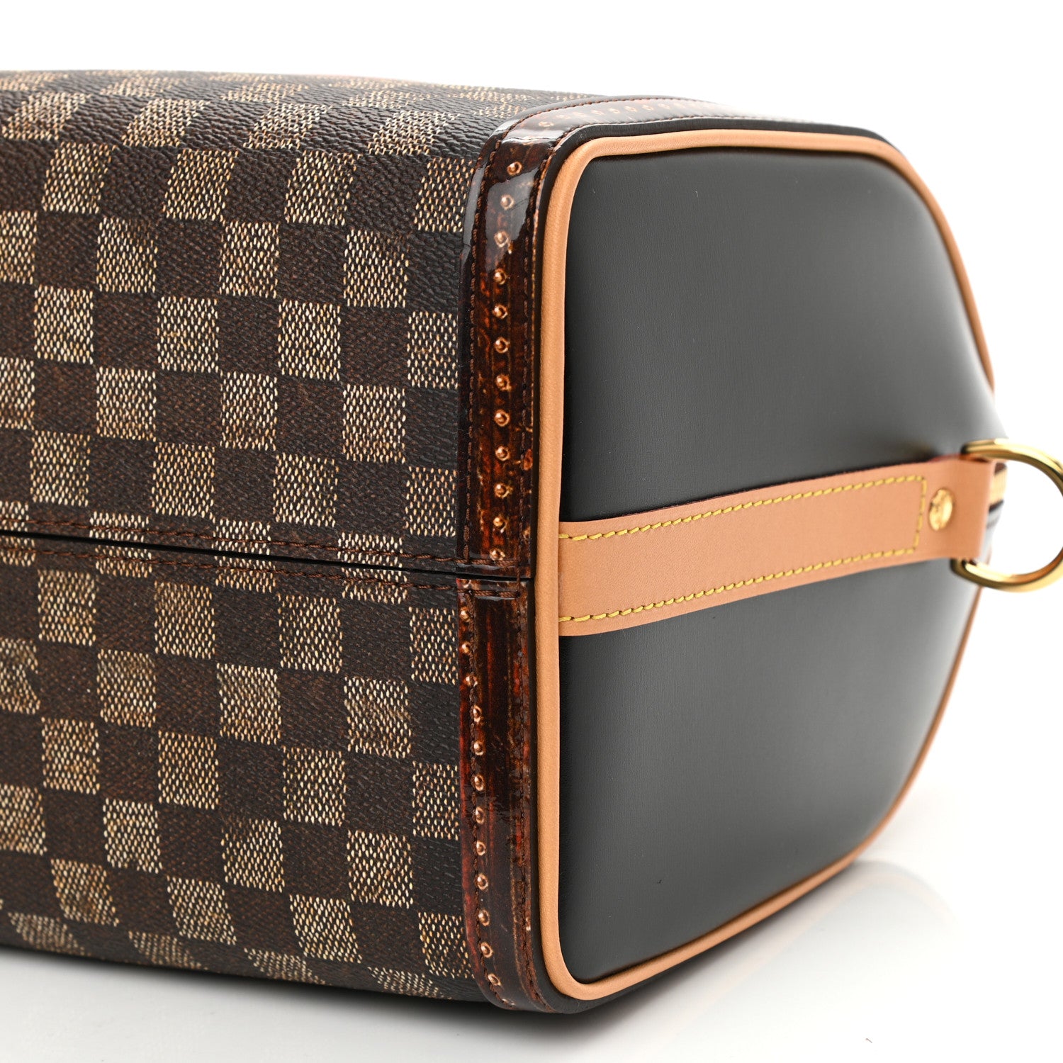 Louis Vuitton Transformed Damier Ebene Time Trunk Speedy Bandouliere 25 Black 8 of 9