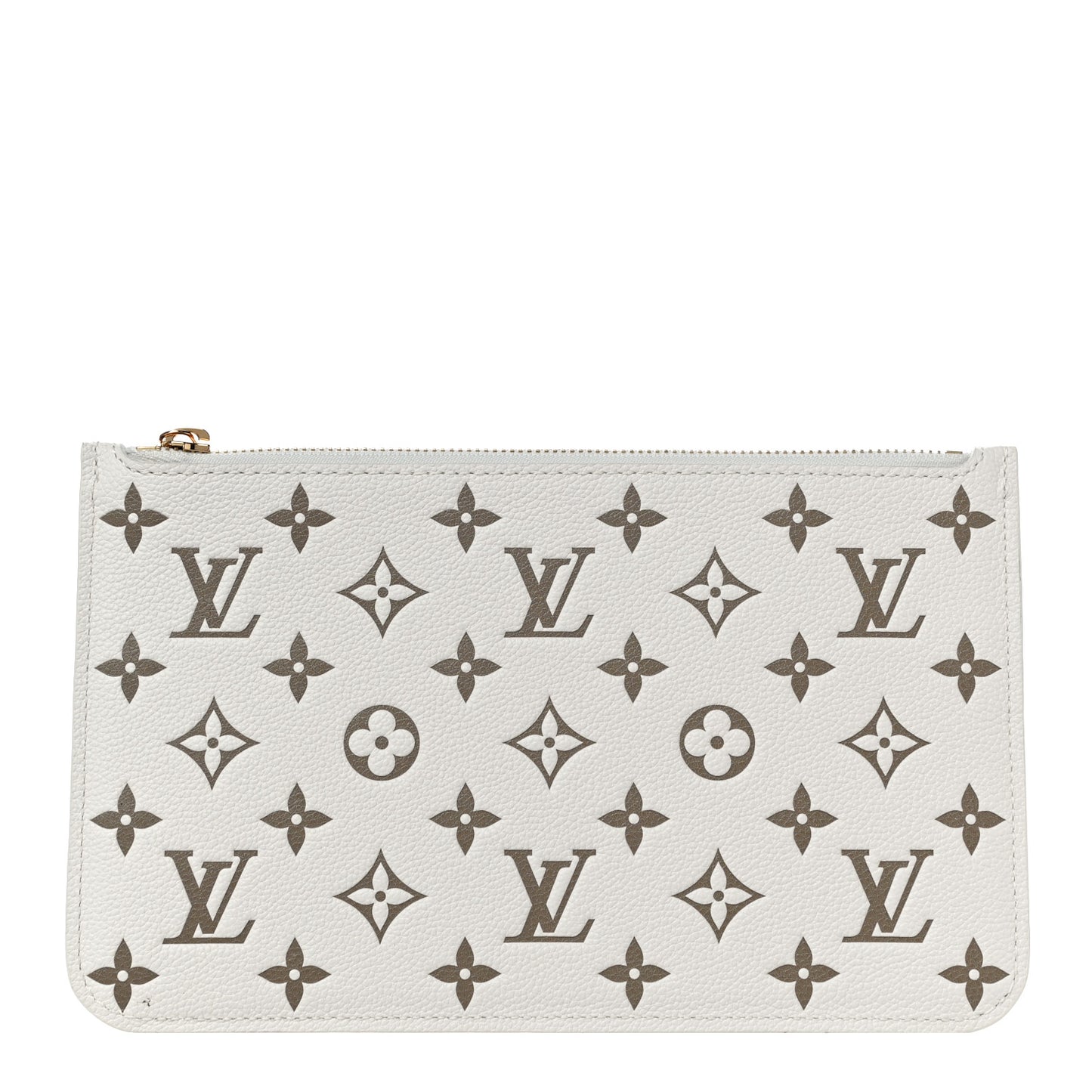Empreinte Monogram Spring In The City Neverfull Pochette MM Kaki Beige Cream