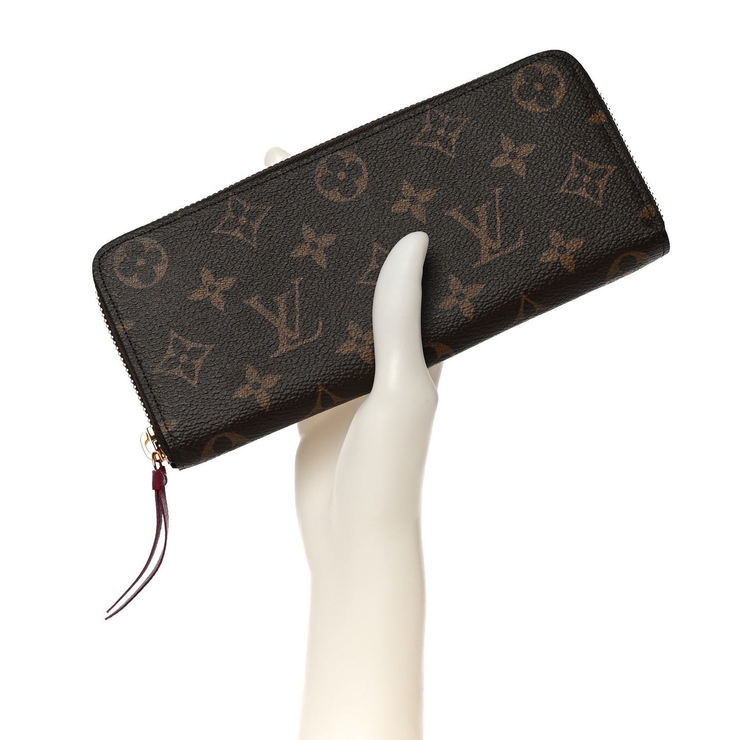 Monogram Clemence Wallet Fuchsia