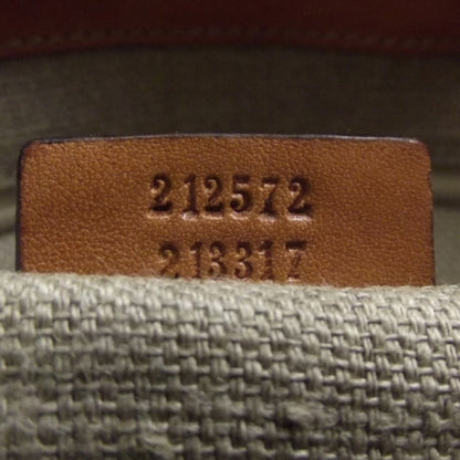 Gucci Calfskin Tattoo Heart Tribeca Messenger Bag Tan 9 of 9