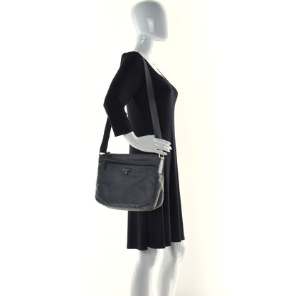 Prada Nylon Vela Messenger Bag Ardesia 2 of 15
