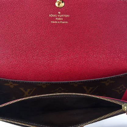 Louis Vuitton Monogram Emilie Wallet Fuchsia 4 of 10