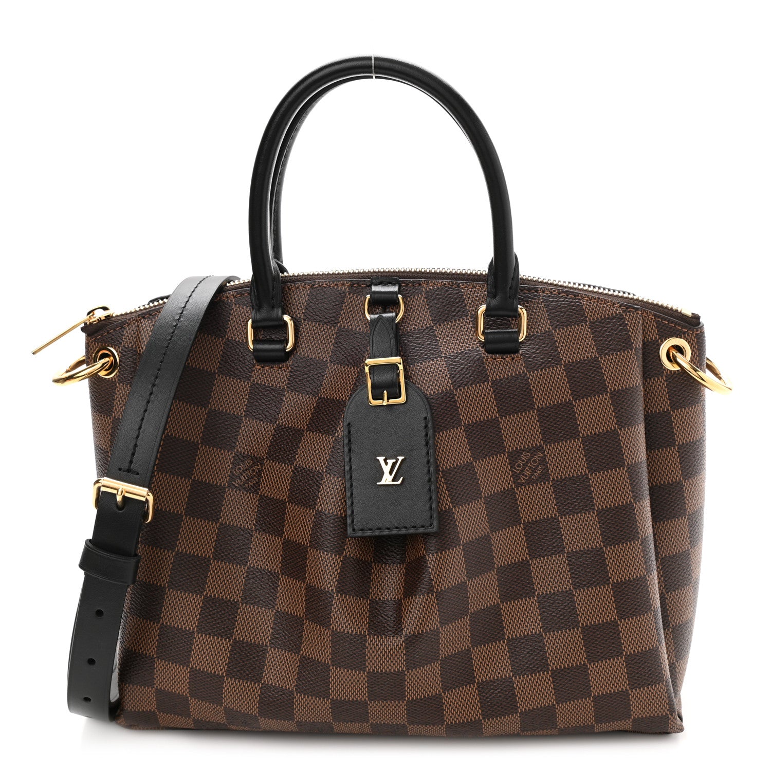 Louis Vuitton Damier Ebene Odeon Tote PM Black 1 of 7