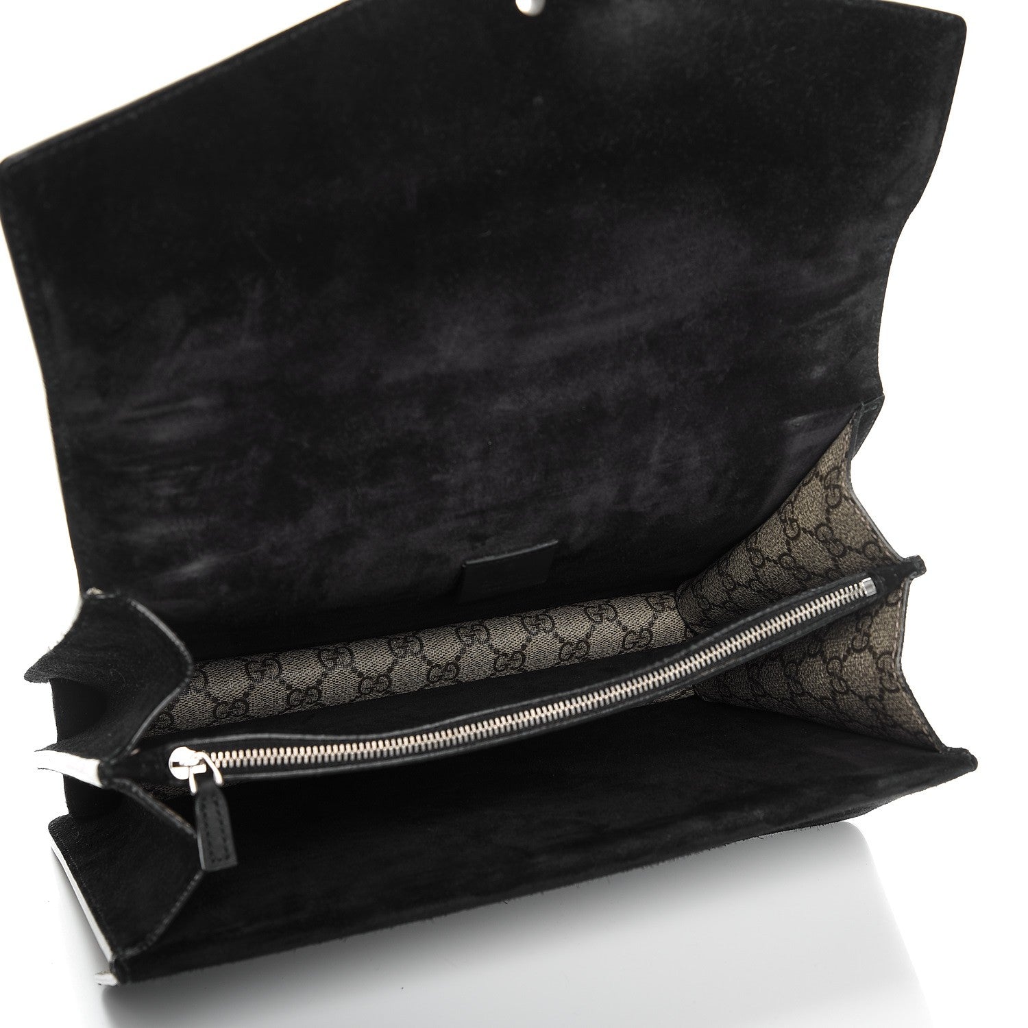 Gucci GG Supreme Monogram Medium Dionysus Shoulder Bag Black 5 of 10