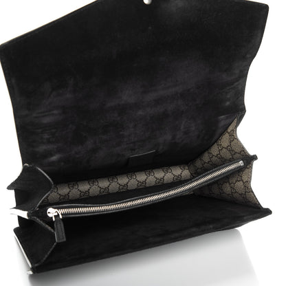 Gucci GG Supreme Monogram Medium Dionysus Shoulder Bag Black 5 of 10