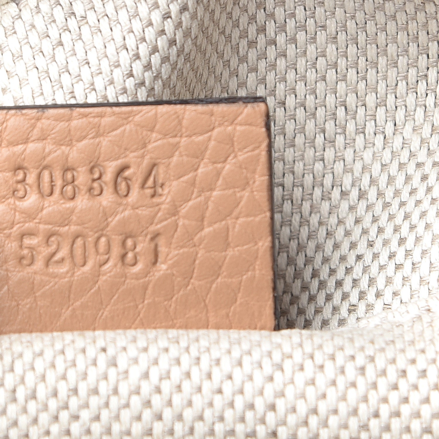 Gucci Pebbled Calfskin Small Soho Disco Bag Rose Beige 7 of 10