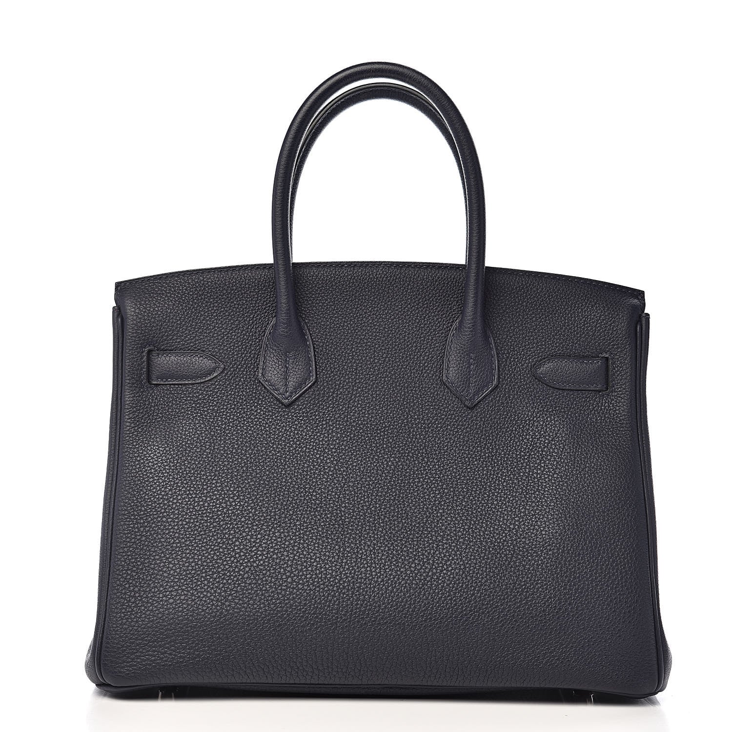 Hermes Togo Birkin Verso 30 Bleu Nuit Orange Poppy 23 of 34