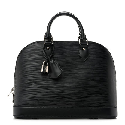 Louis Vuitton Metallic Epi Alma PM Black Silver 1 of 12