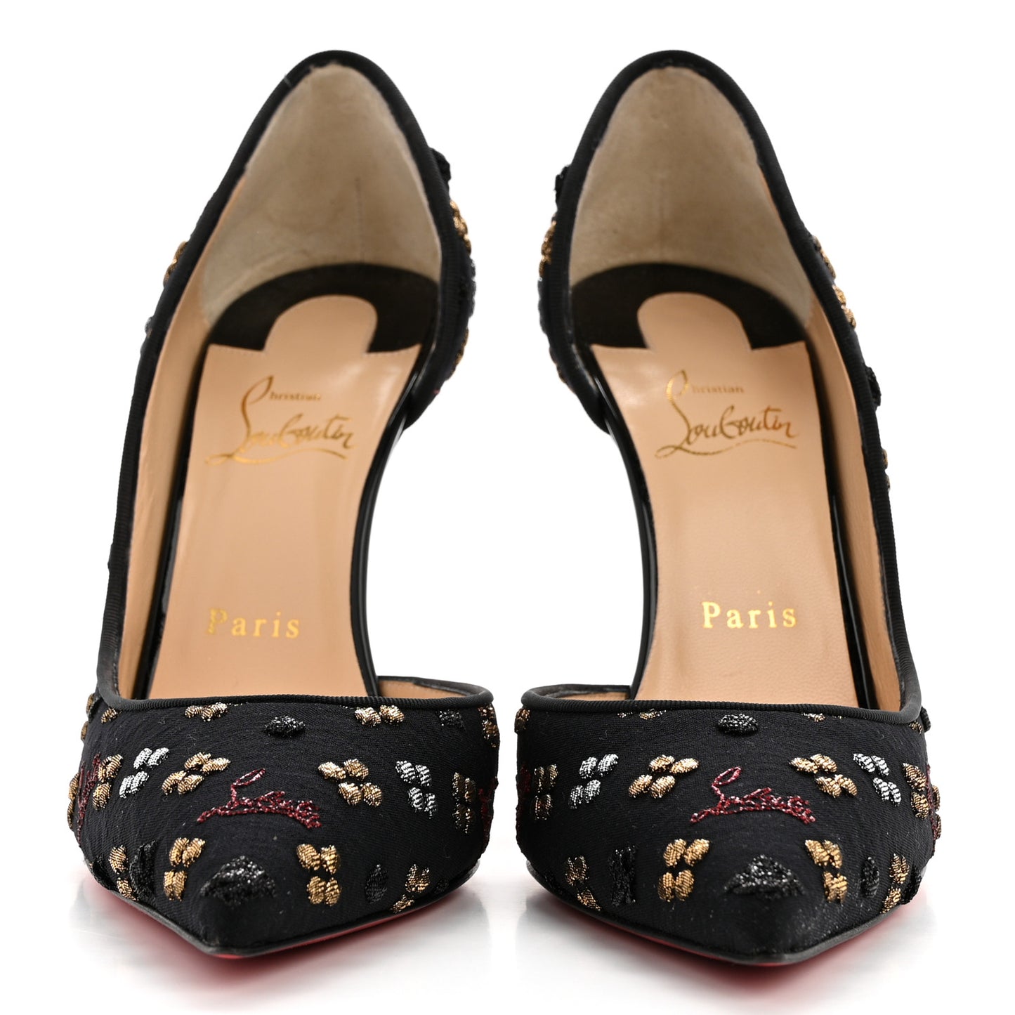 Jacquard Loubi In The Sky Iriza 100 Pumps 39 Multi Black