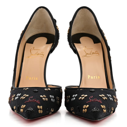 Christian Louboutin Jacquard Loubi In The Sky Iriza 100 Pumps 39 Multi Black 2 of 8