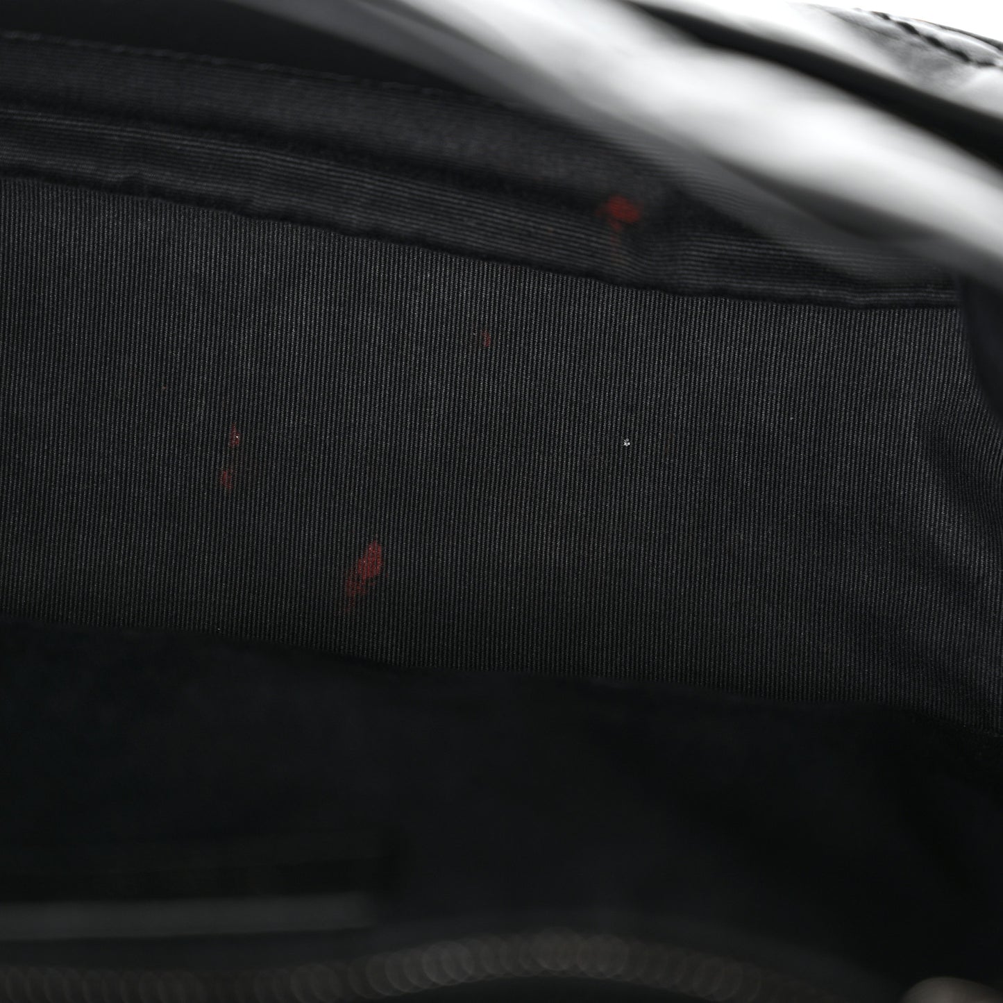 Crinkled Calfskin Matelasse Monogram Medium Niki Chain Satchel Black