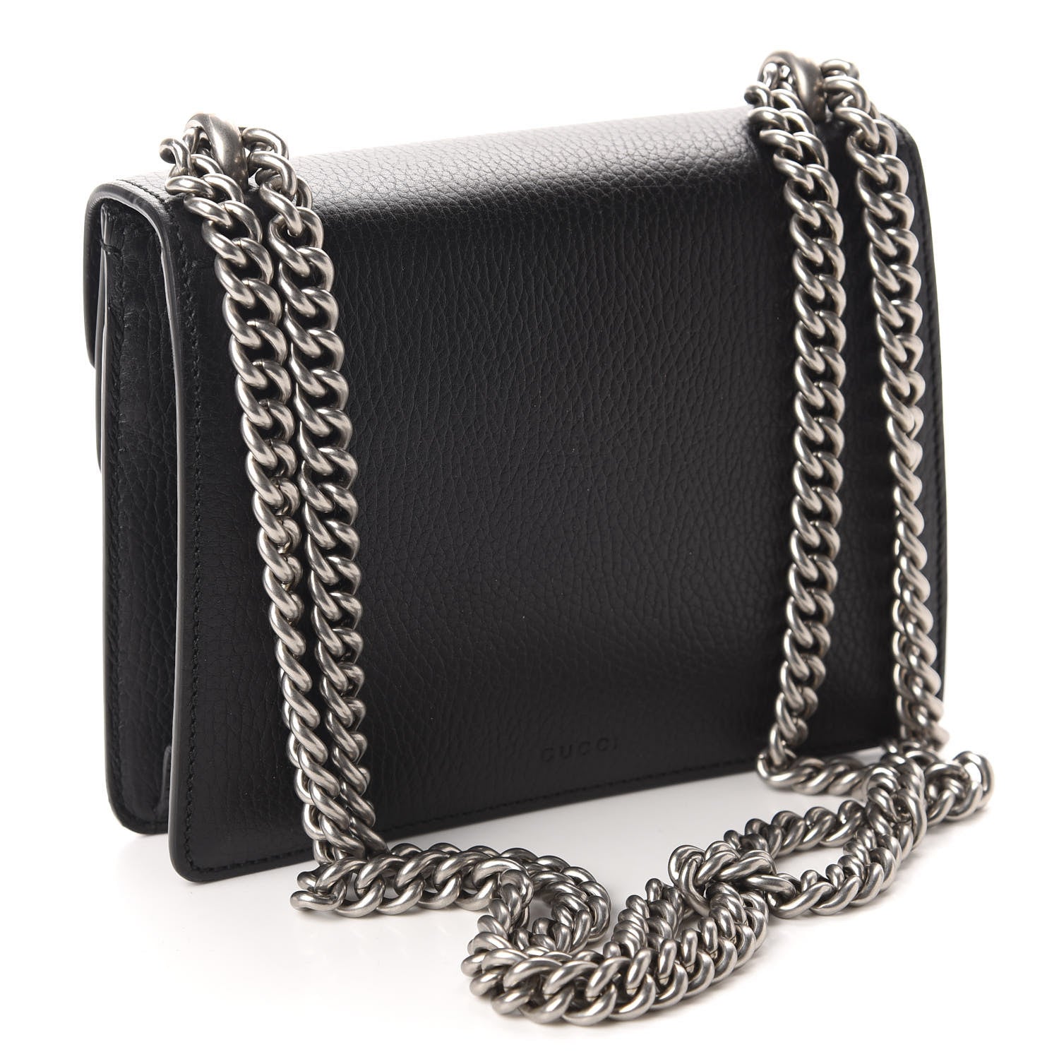 Gucci Calfskin Mini Dionysus Shoulder Bag Black 3 of 10