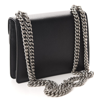 Gucci Calfskin Mini Dionysus Shoulder Bag Black 3 of 10