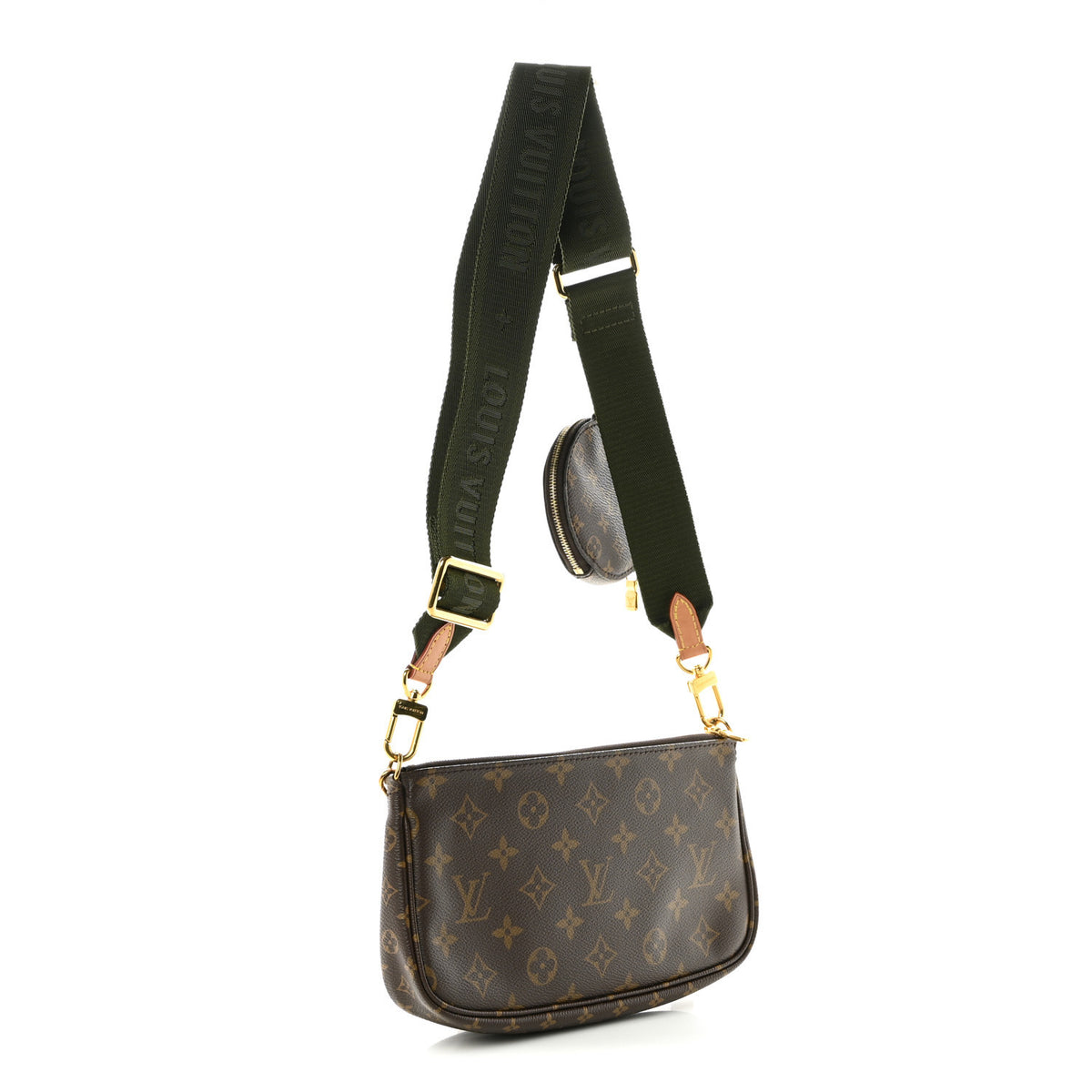 Louis Vuitton Monogram Multi Pochette Accessories Kaki 3 of 12