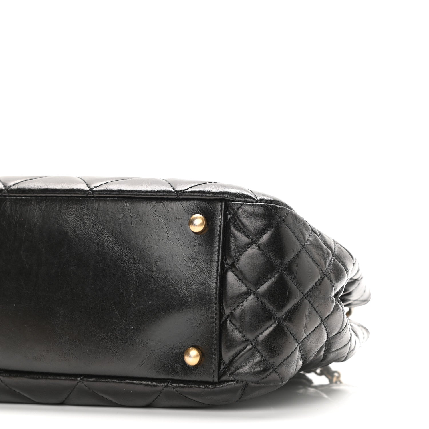 Chanel Glazed Calfskin Quilted Medium Daily Walk Flap Black 9 of 9