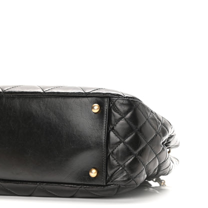 Chanel Glazed Calfskin Quilted Medium Daily Walk Flap Black 9 of 9