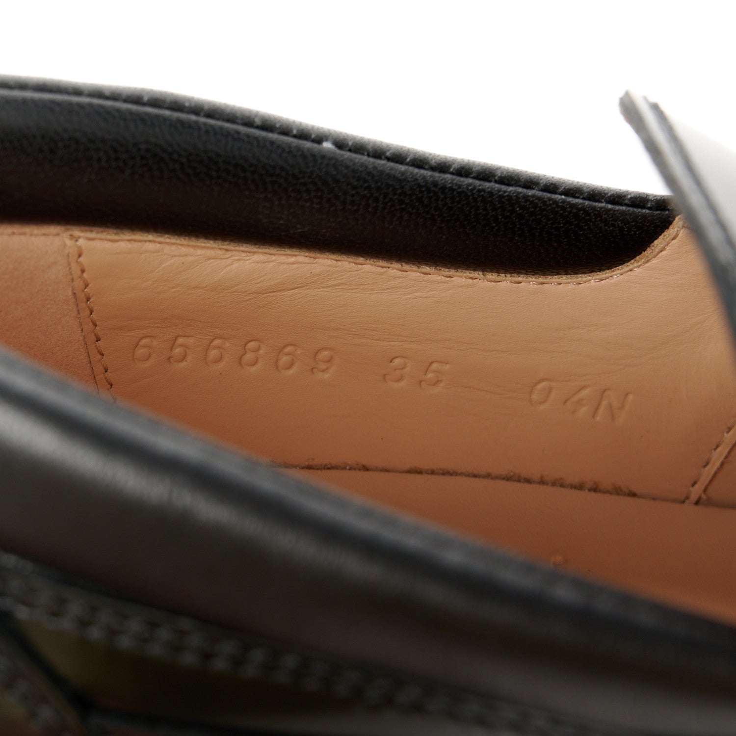 Gucci Magnum Calfskin Nappa Samoa Womens Horsebit Platform Chunky Lug Sole 40mm Loafers 35 Black 10 of 11