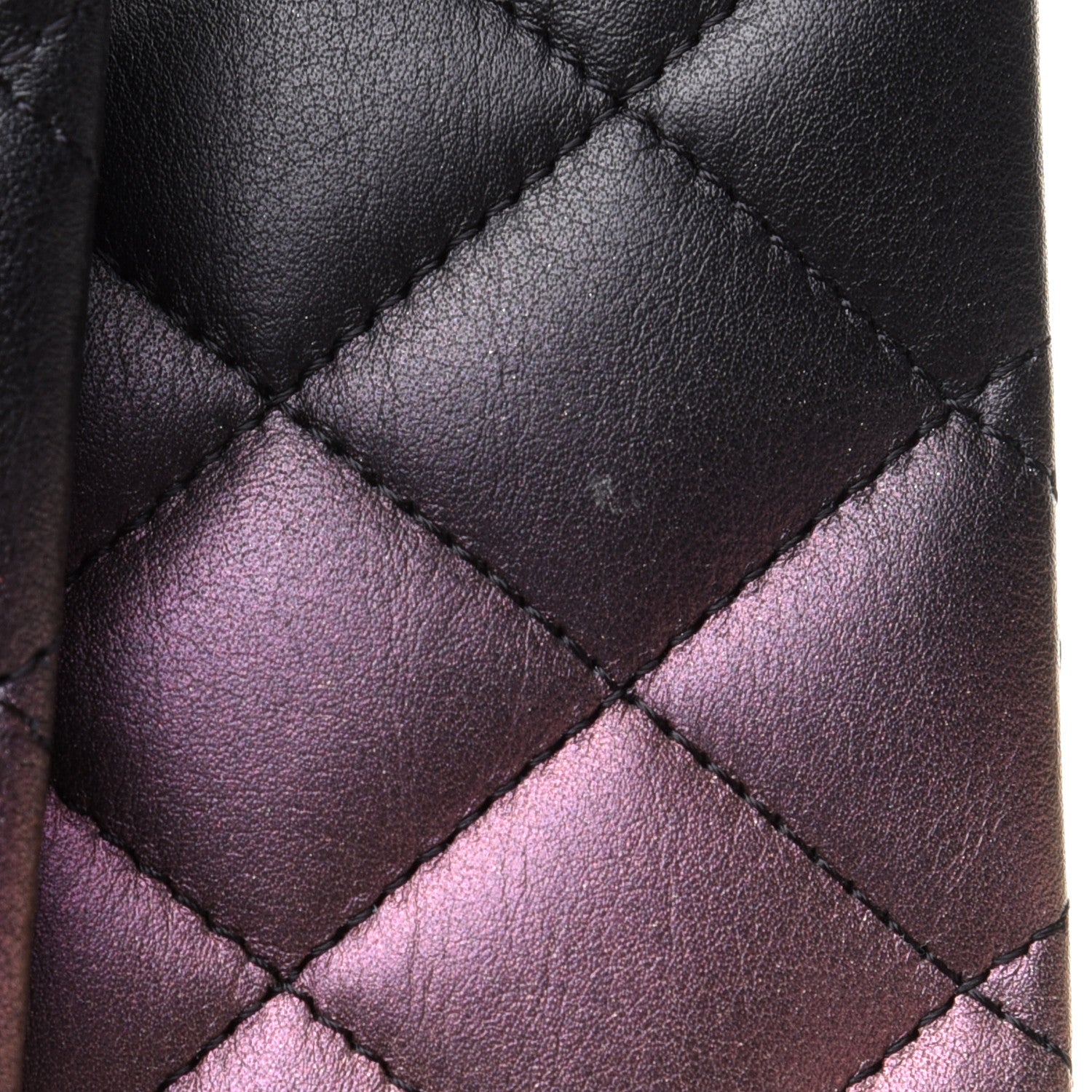 Chanel Calfskin Quilted Ombre Medium Double Flap Black 11 of 12