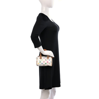 Louis Vuitton Monogram Multicolor Mini Sac HL Speedy White 2 of 9