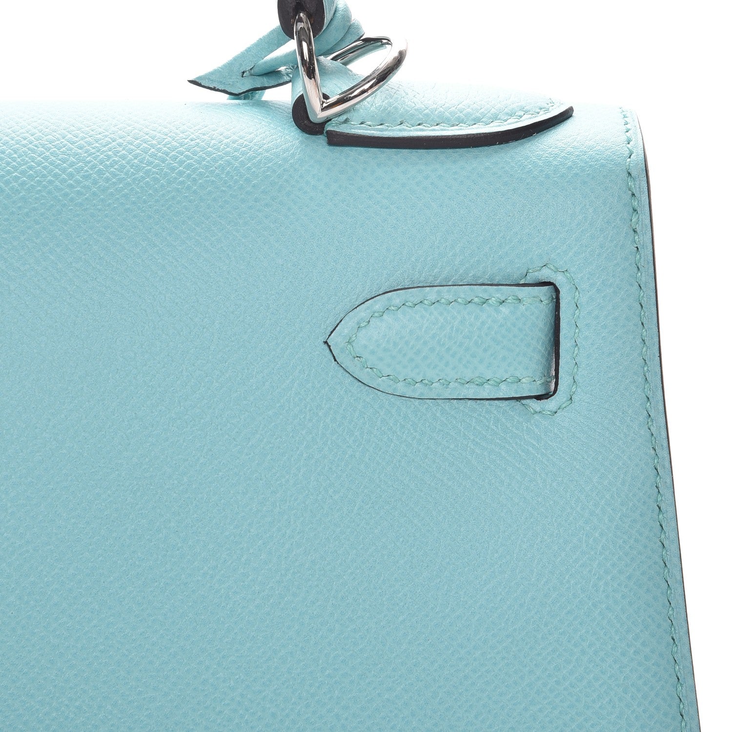 Hermes Epsom Kelly Sellier 28 Bleu Atoll 14 of 30