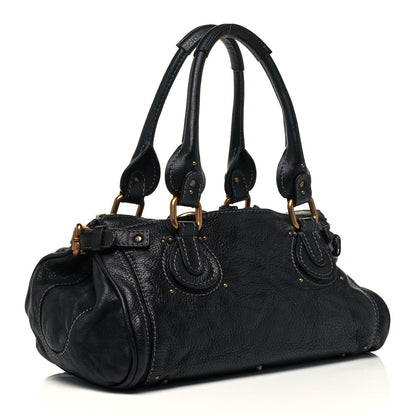 Chloe Calfskin Medium Paddington Satchel Black 2 of 8