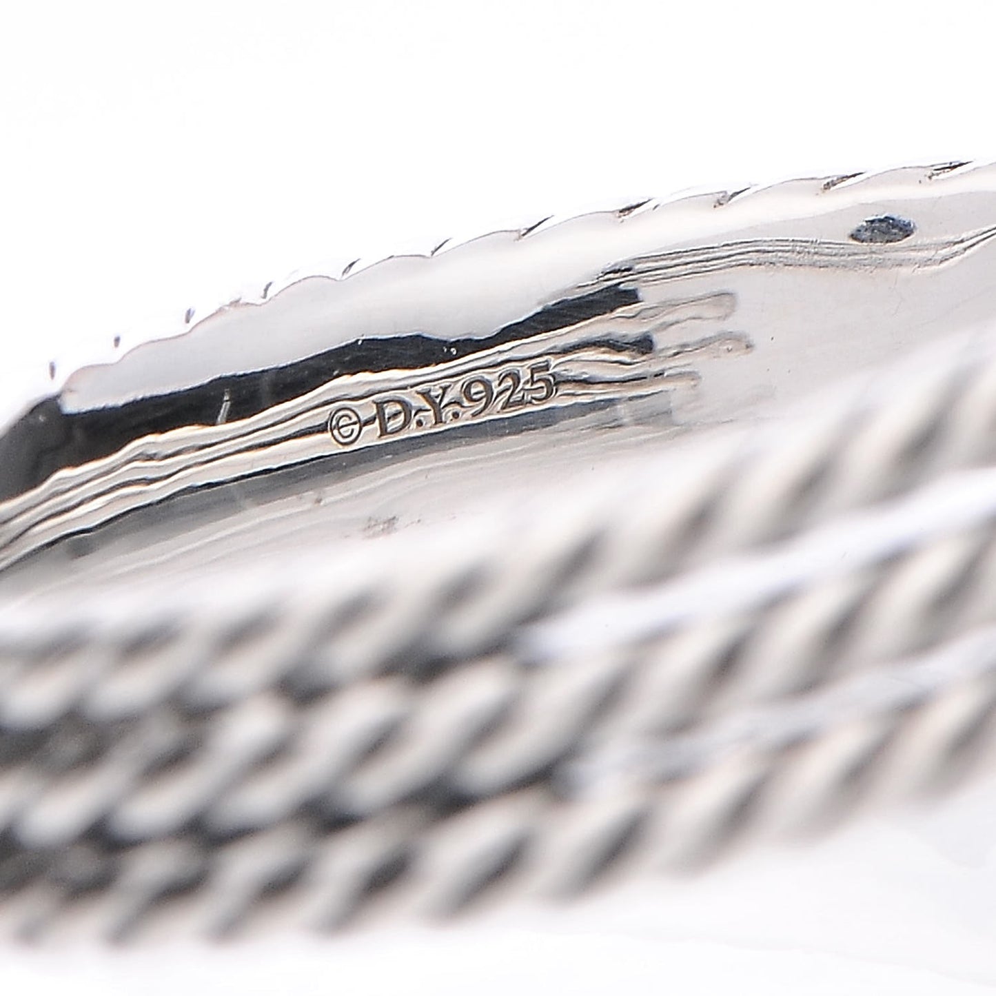 Sterling Silver Diamond 3-Row Open Willow Bracelet