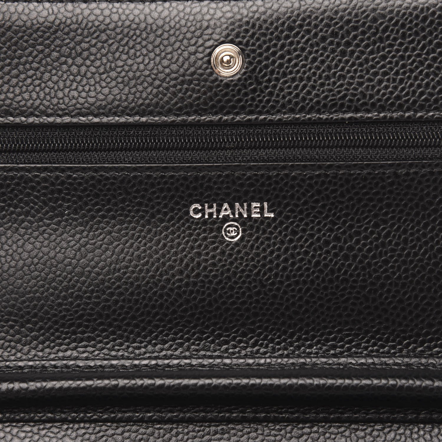 Chanel Caviar Quilted Wallet On Chain WOC Black 5 of 10