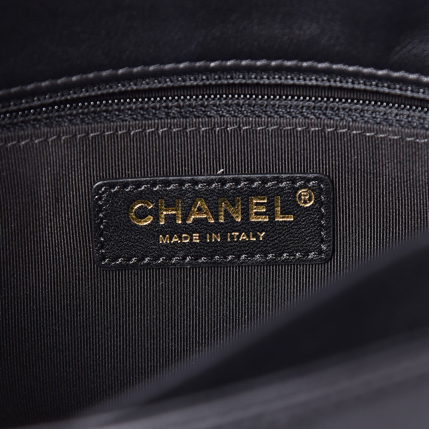 Chanel Calfskin Stitched Large Flap Black 6 of 18