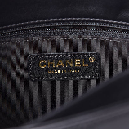 Chanel Calfskin Stitched Large Flap Black 6 of 18