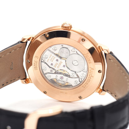 Audemars Piguet 18K Rose Gold Alligator 36mm Jules Audemars Classic Manual Winding Watch 15056OR.OO.A067CR.02 4 of 5