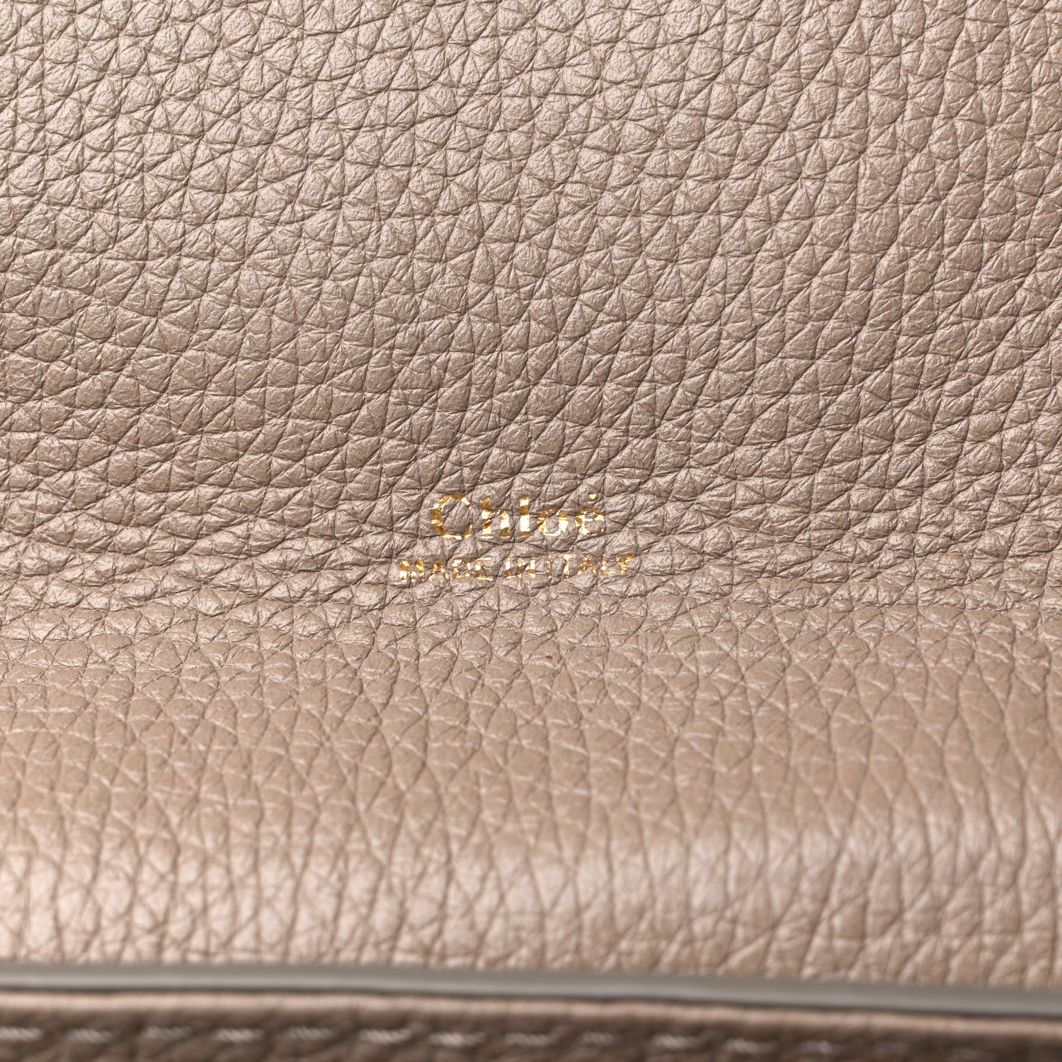 Chloe Grained Calfskin Medium Aby Day Shoulder Bag Motty Grey 5 of 11