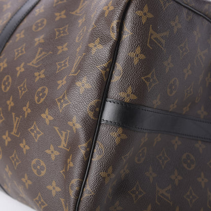 Louis Vuitton Monogram Macassar Keepall Bandouliere 55 7 of 10