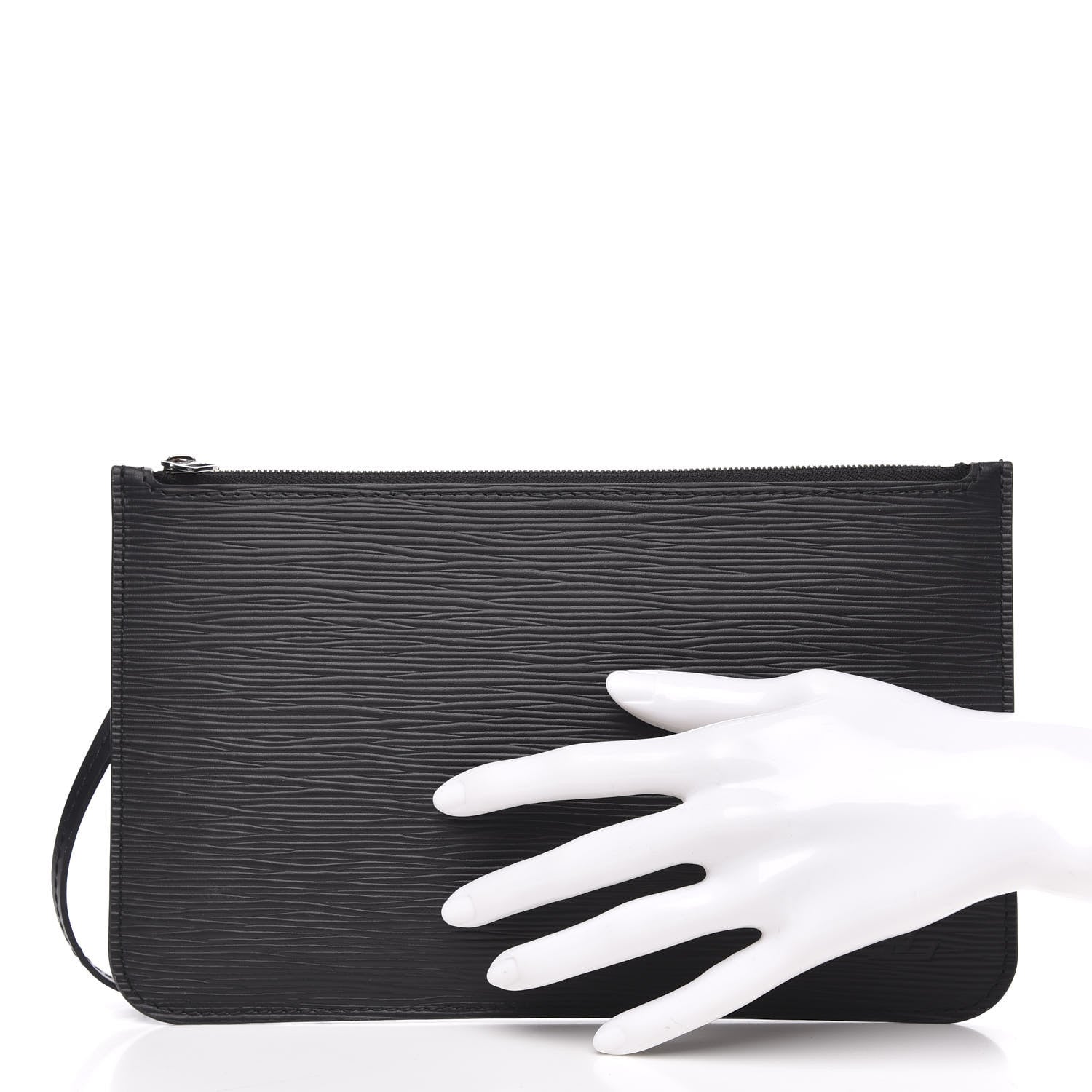 Louis Vuitton Epi Neverfull Pochette MM GM Black 2 of 7