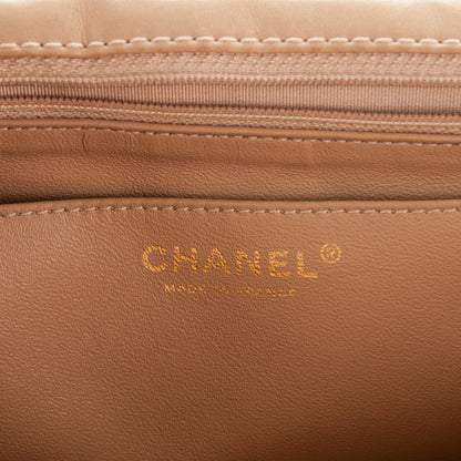Chanel Lambskin Quilted Maxi Single Flap Beige 6 of 7