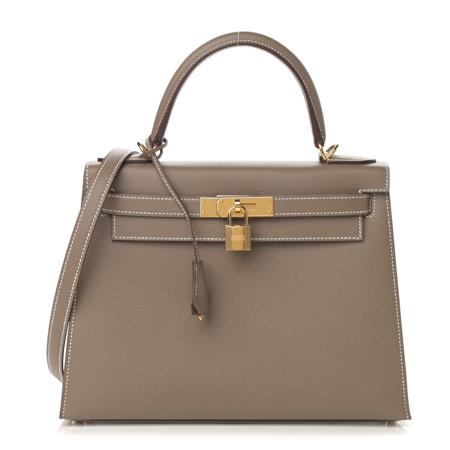 Hermes Epsom Kelly Sellier 28 Etoupe 1 of 11