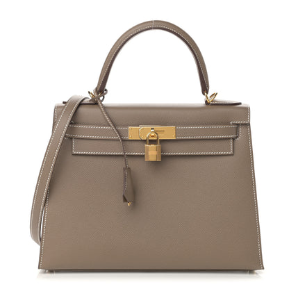 Hermes Epsom Kelly Sellier 28 Etoupe 1 of 11