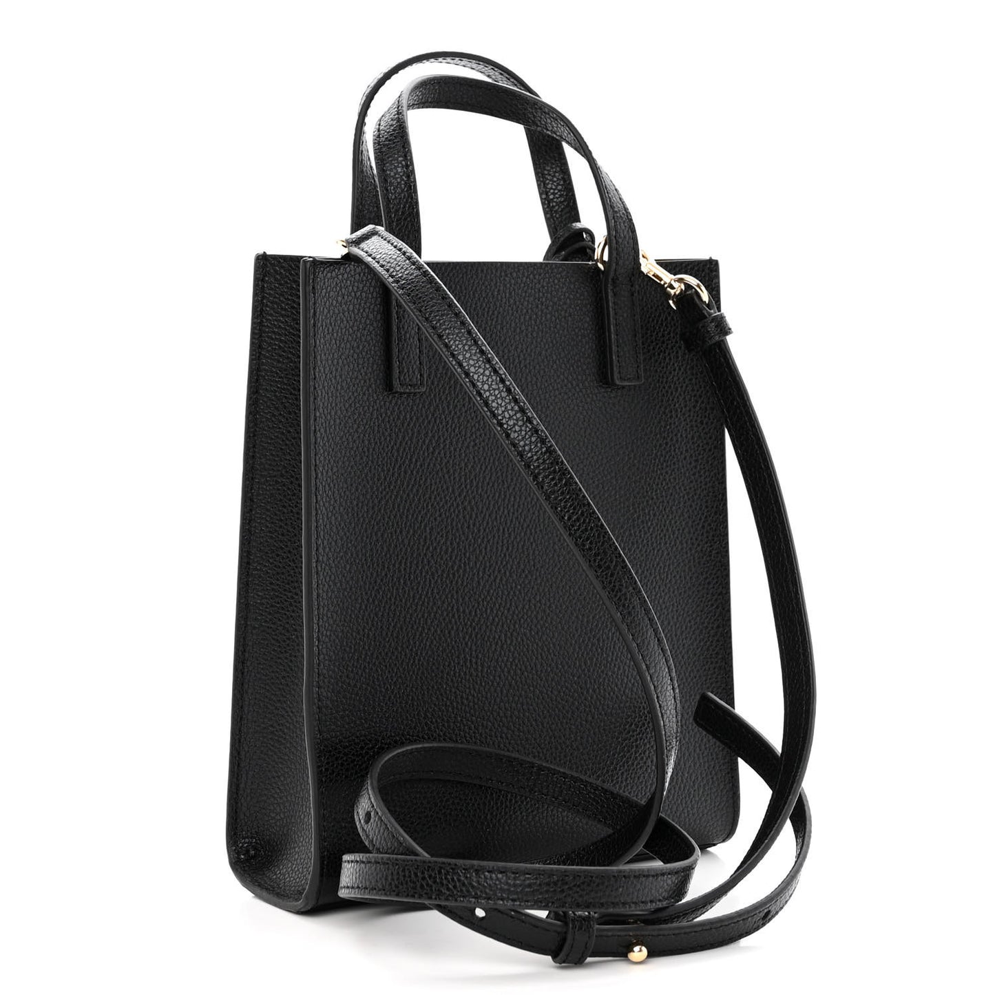 Calfskin Micro Grind Tote Bag Black