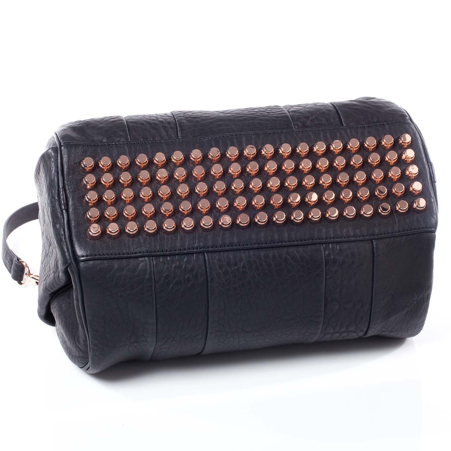 Alexander Wang Leather Rocco w Rose Gold Hardware Black 5 of 8