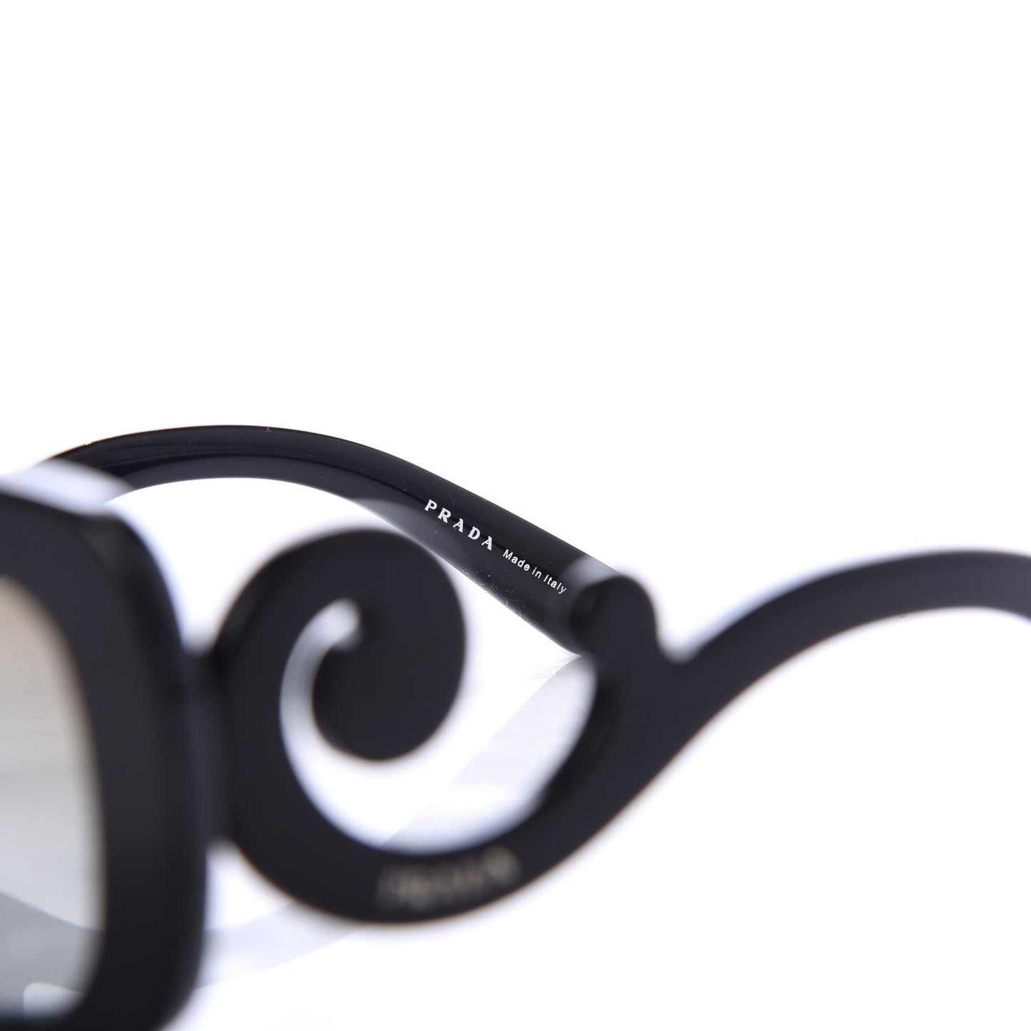 Acetate Baroque Sunglasses SPR 27O Black