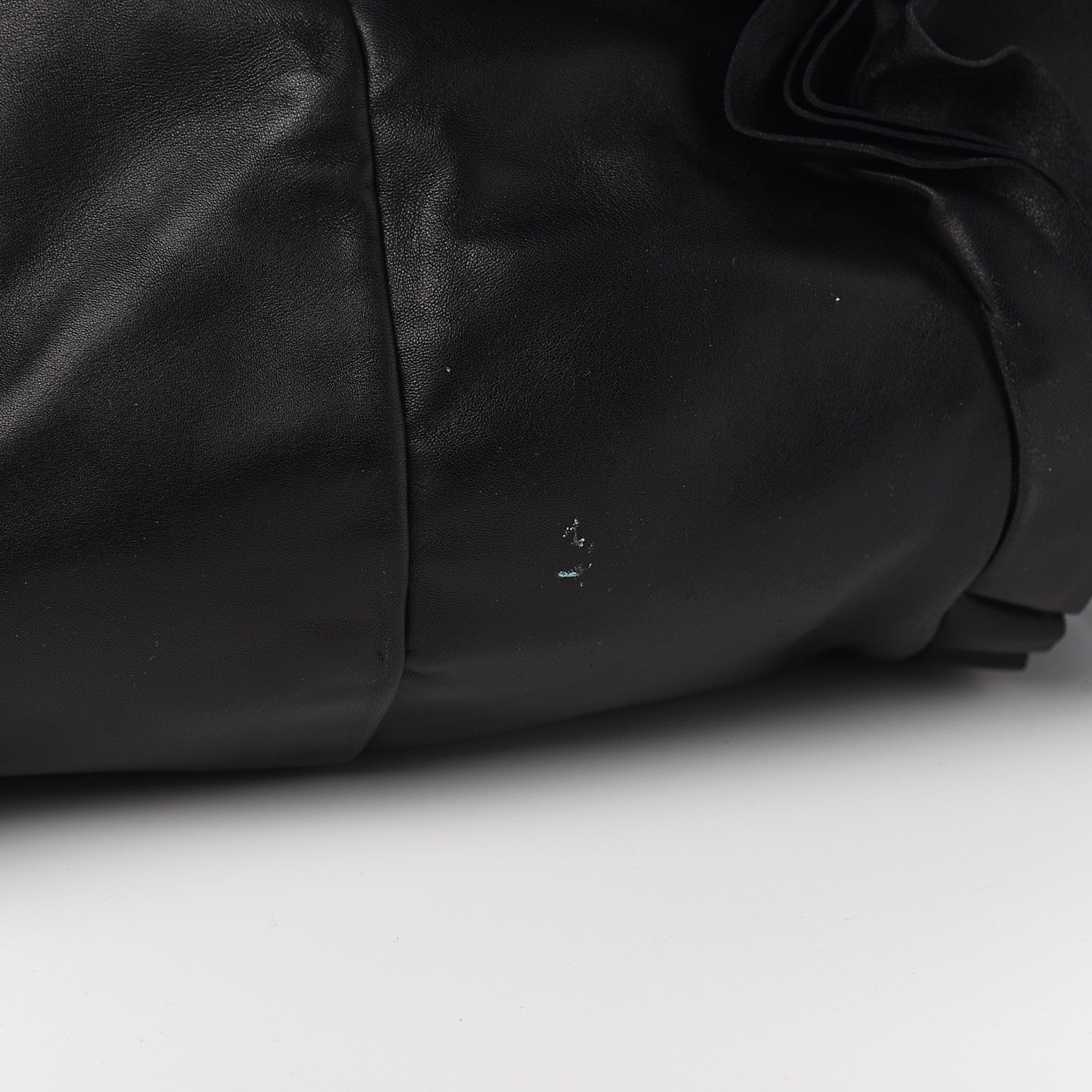 Prada Nappa Ruffle Bag Black 9 of 10