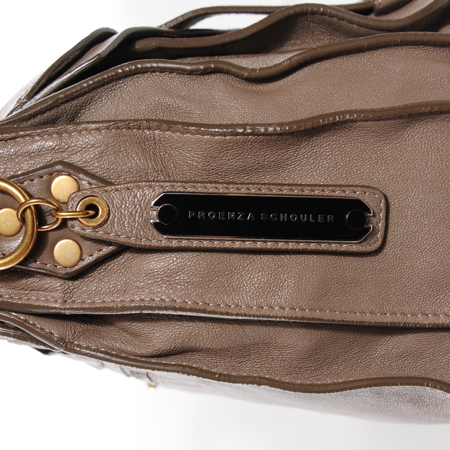 Lambskin Medium PS1 Satchel Smoke
